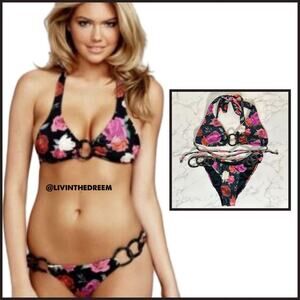 Beach Bunny *Her Majesty* Floral Print Bikini $299
